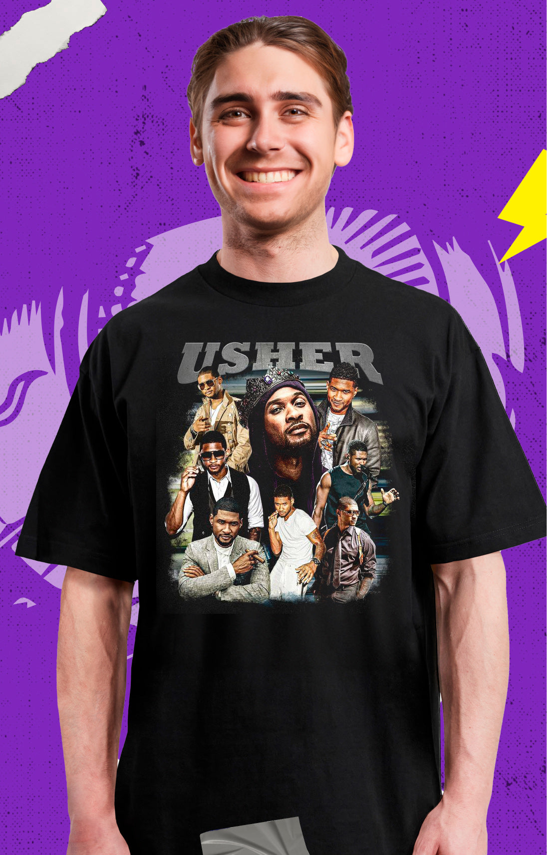 Usher - Musica - Polera