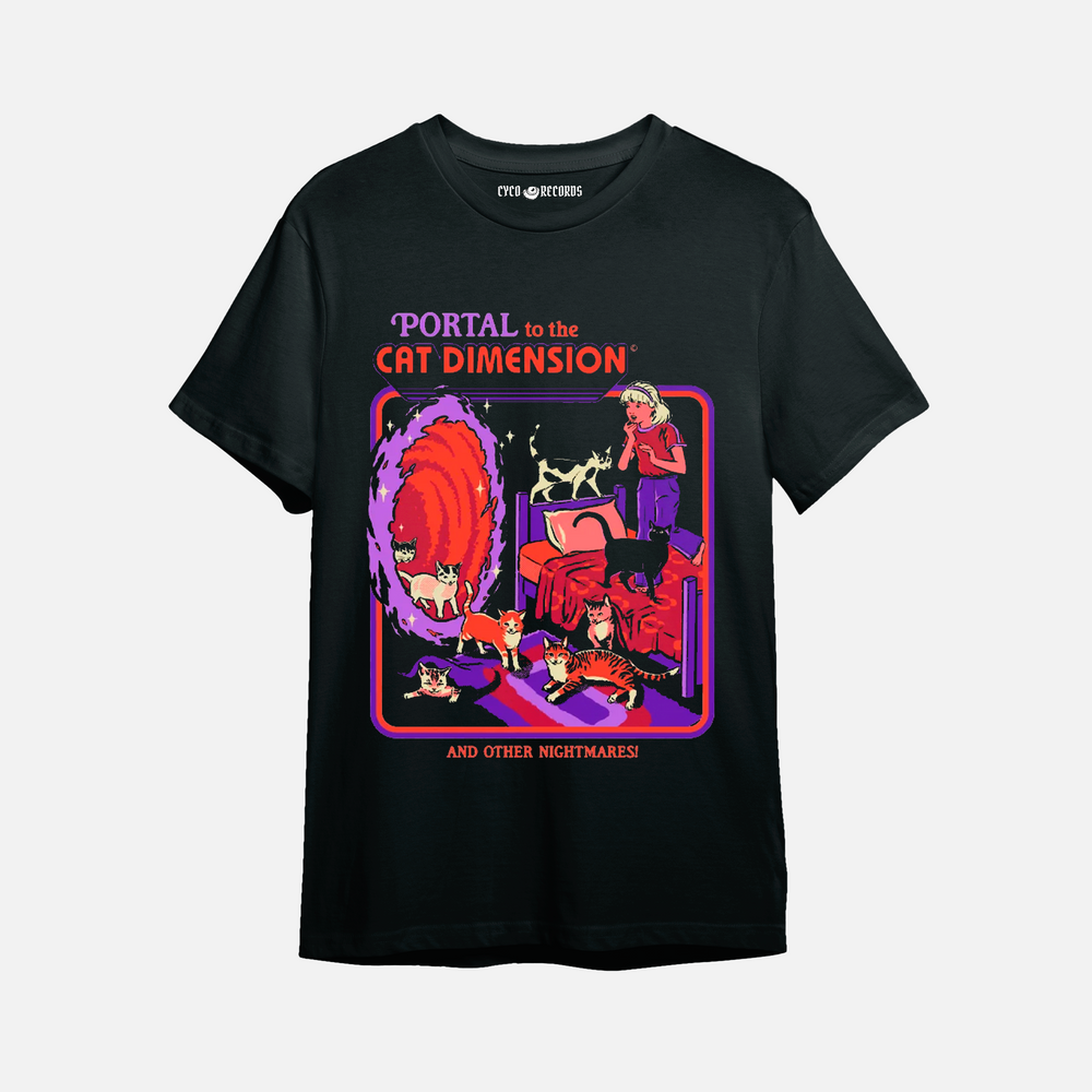 Vintage Evil Kids - Portal To The Cat Dimension - Polera