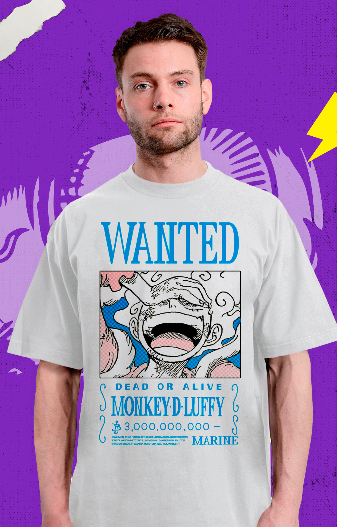 One Piece - Luffy Wanted - Polera