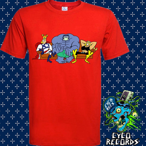 The Justice Friends - Animacion - Polera- Cyco Records