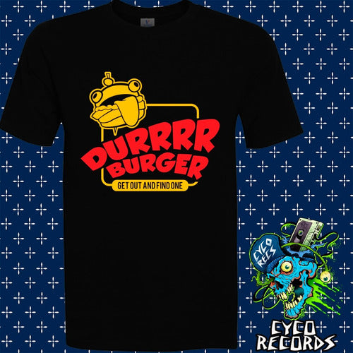 Durr Burger - Negra - Videojuegos - Polera- Cyco Records