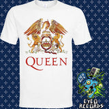 Queen Logo - Blanca - Rock - Polera- Cyco Records