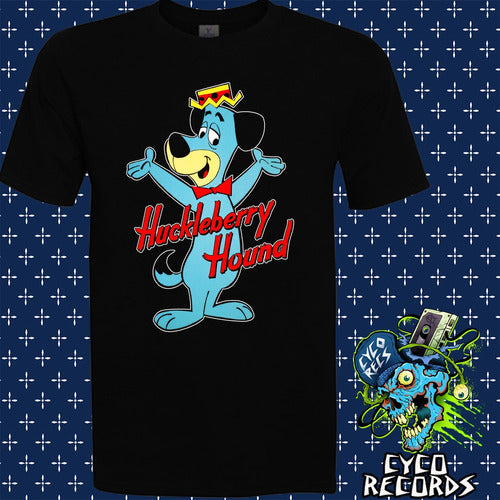 Huckleberry Hound - Negra - Animacion - Polera- Cyco Records