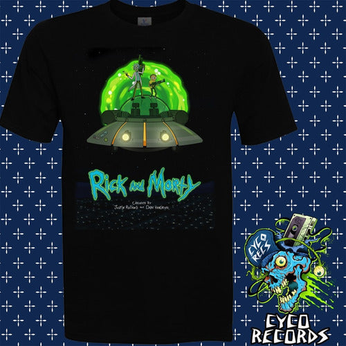 Rick & Morty - Nave - Animacion - Polera- Cyco Records