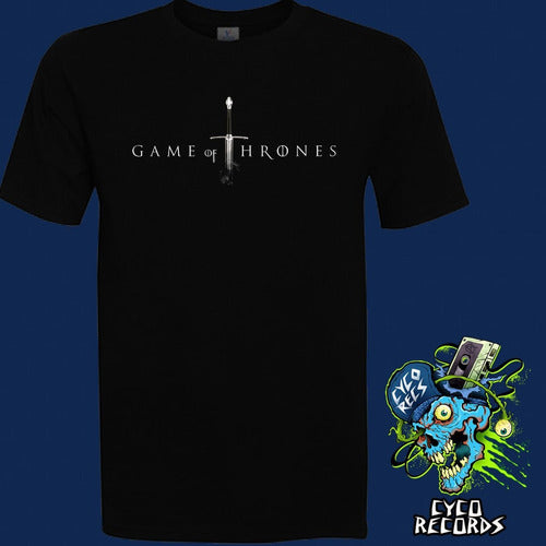 Game Of Thrones-logo-2 - Peliculas De Culto - Polera- Cyco R