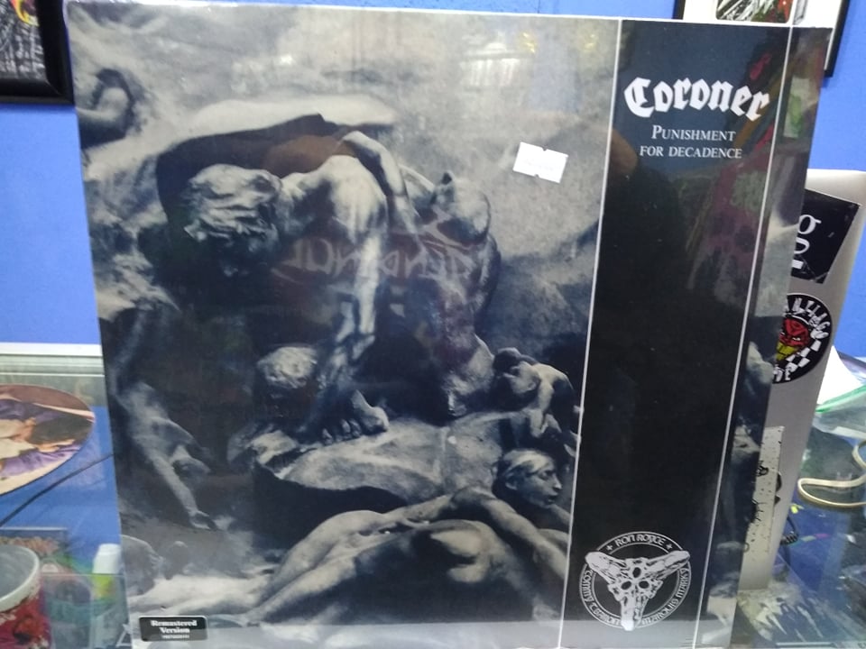 Coroner ‎– Punishment For Decadence - Metal Vinilo