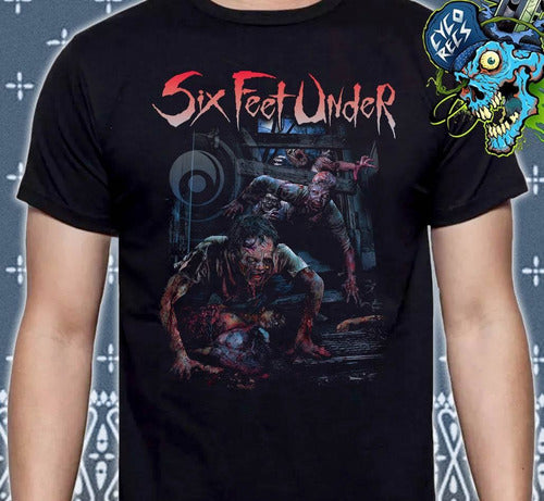 Six Feet Under - Death Metal - Zombies - Polera