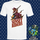 Sunset Riders - 2 - Videojuegos -  Blanca - Polera- Cyco Rec