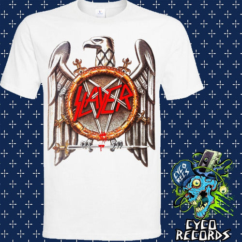 Slayer - Eagle - Blanca - Metal - Polera