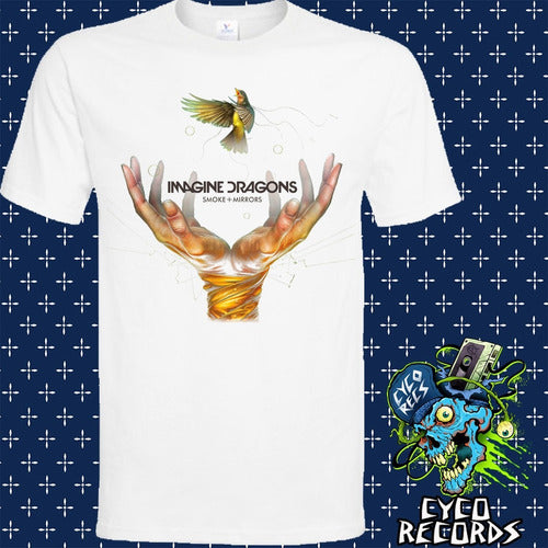 Imagine Dragons Smoke Mirrors - Blanca - Rock - Polera- Cyco