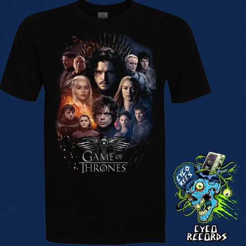 Game Of Thrones - Personajes - Serie - Polera- Cyco Records