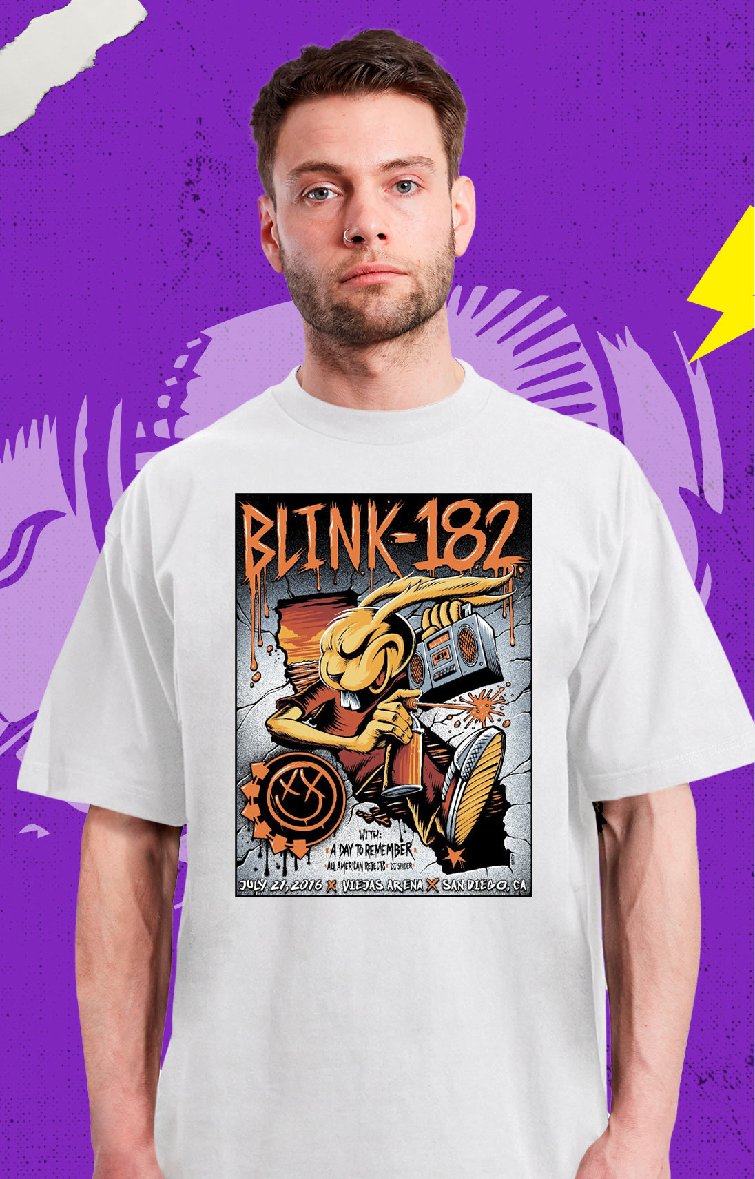 Blink 182 - Conejo Afiche - Polera