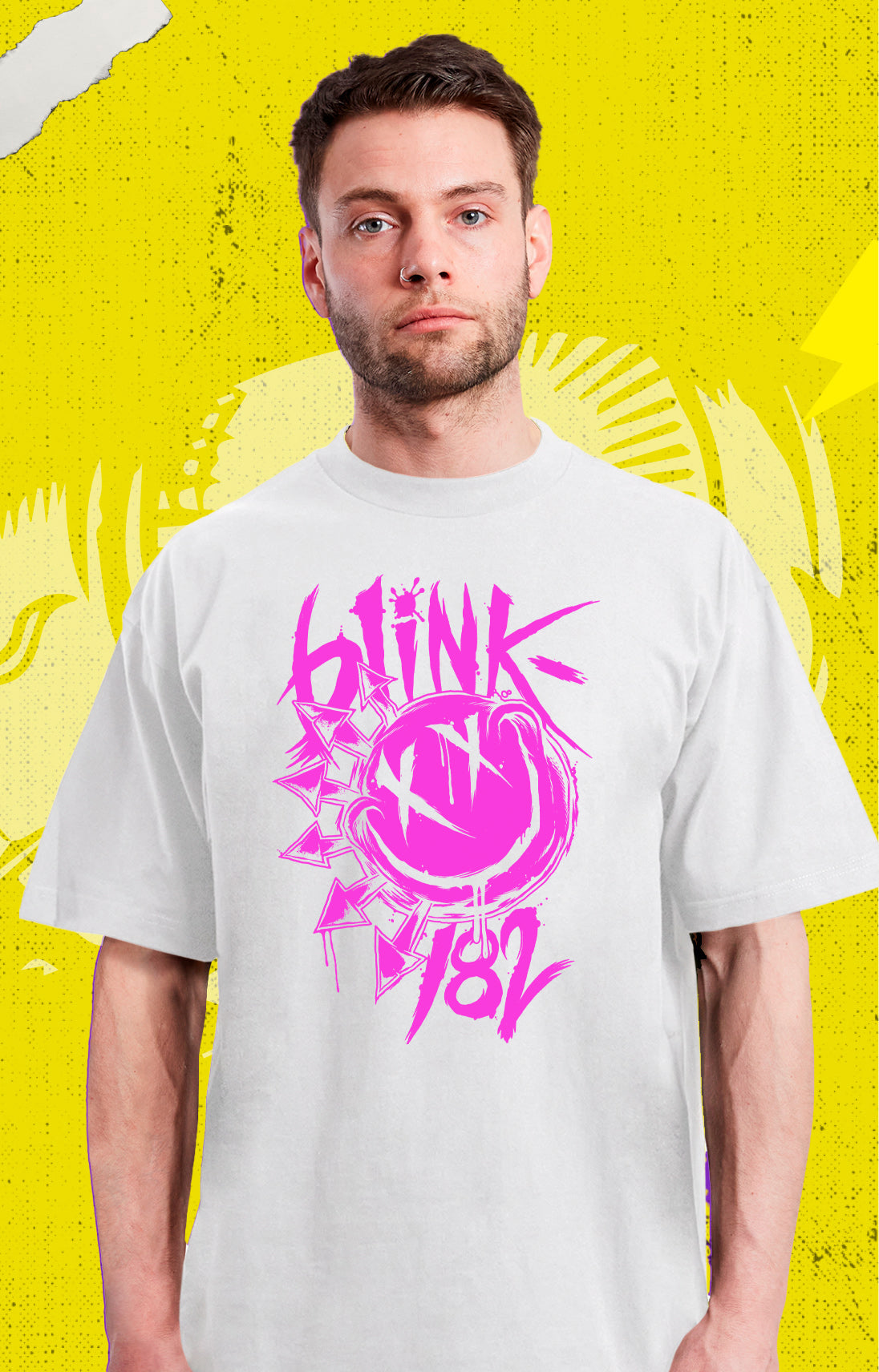 Blink 182 - Logo Pink - Polera