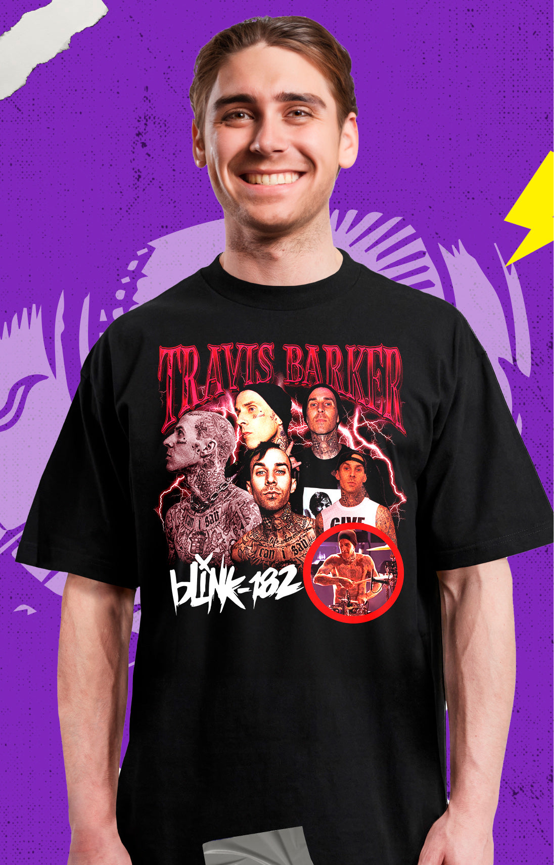 Travis Barker - Blink 182 - Polera