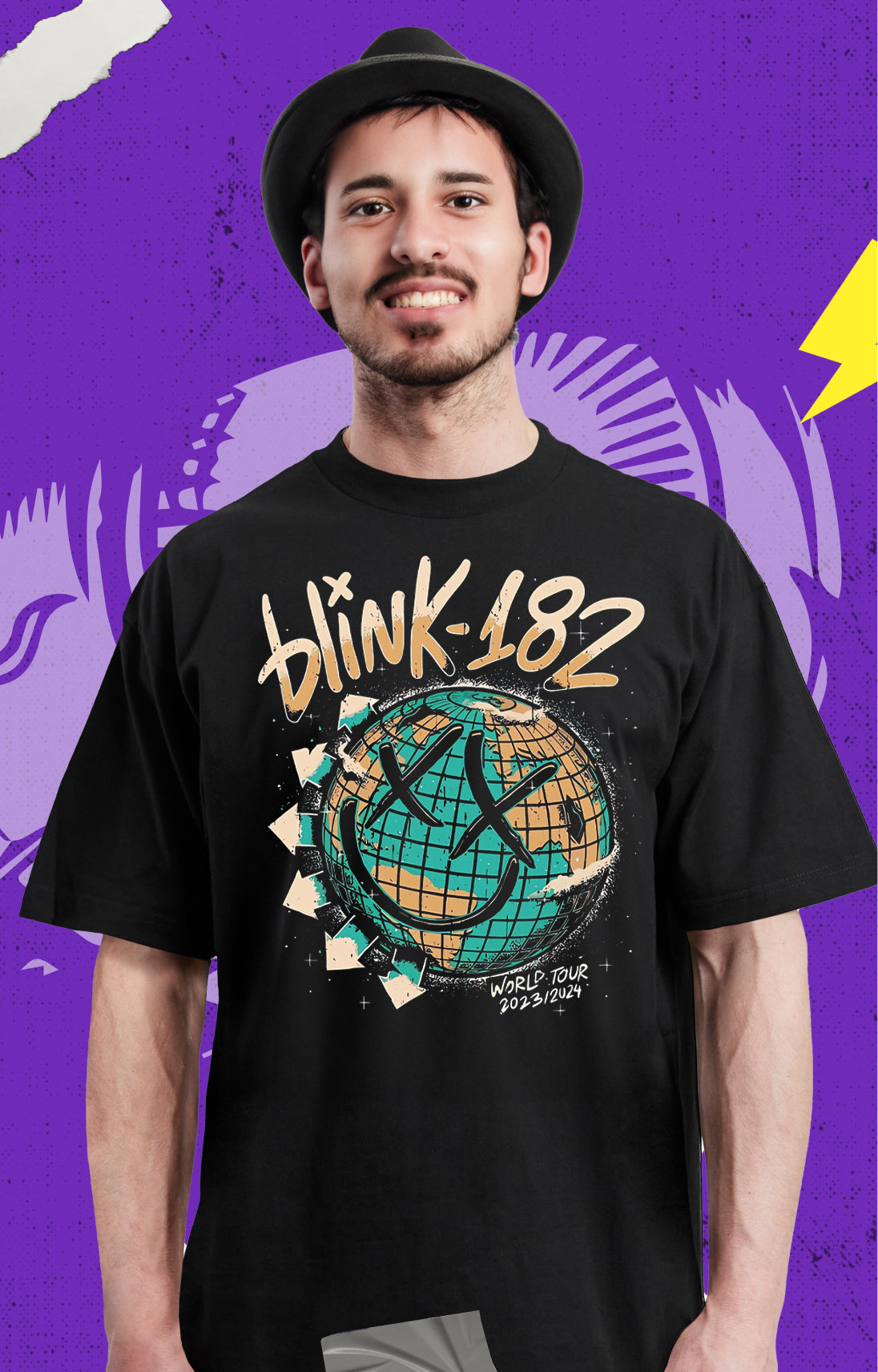 Blink 182 - World Tour 2024 - Polera