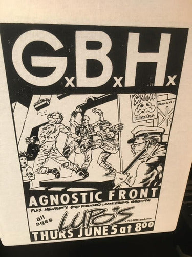 Agnostic Front & Gxbxh - Hardcore Punk - Polera- Cyco Record