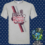 No Music No Life - Gris - Otros - Polera- Cyco Records
