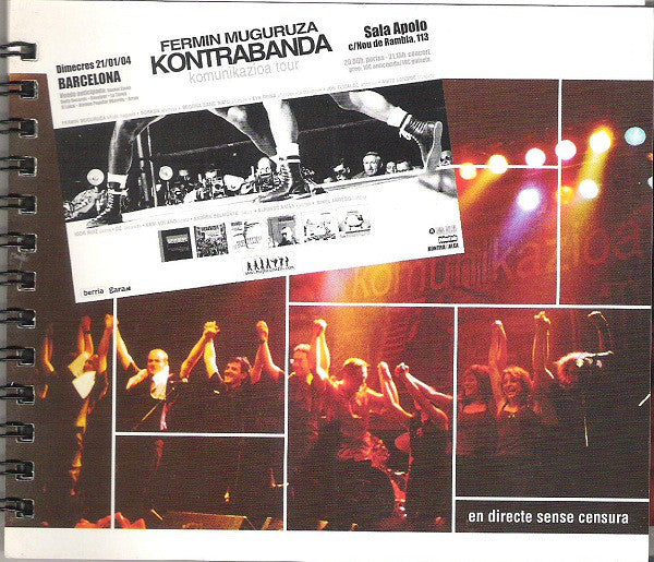 Fermin Muguruza – Kontrabanda Komunikazioa Tour - Cd