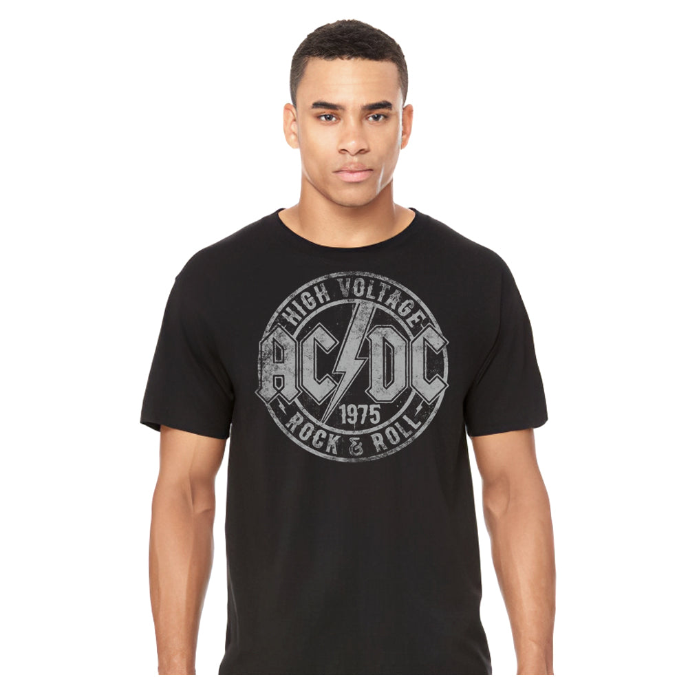 Ac Dc - High Voltage Logo - Polera