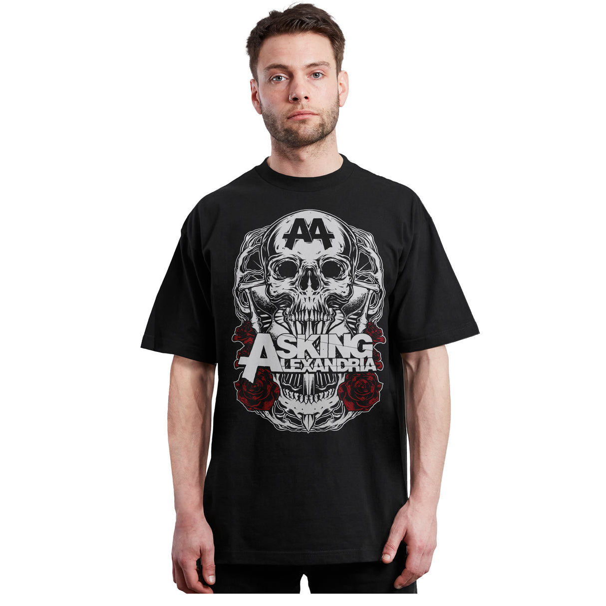 Aasking Alexandria - Skull - Polera