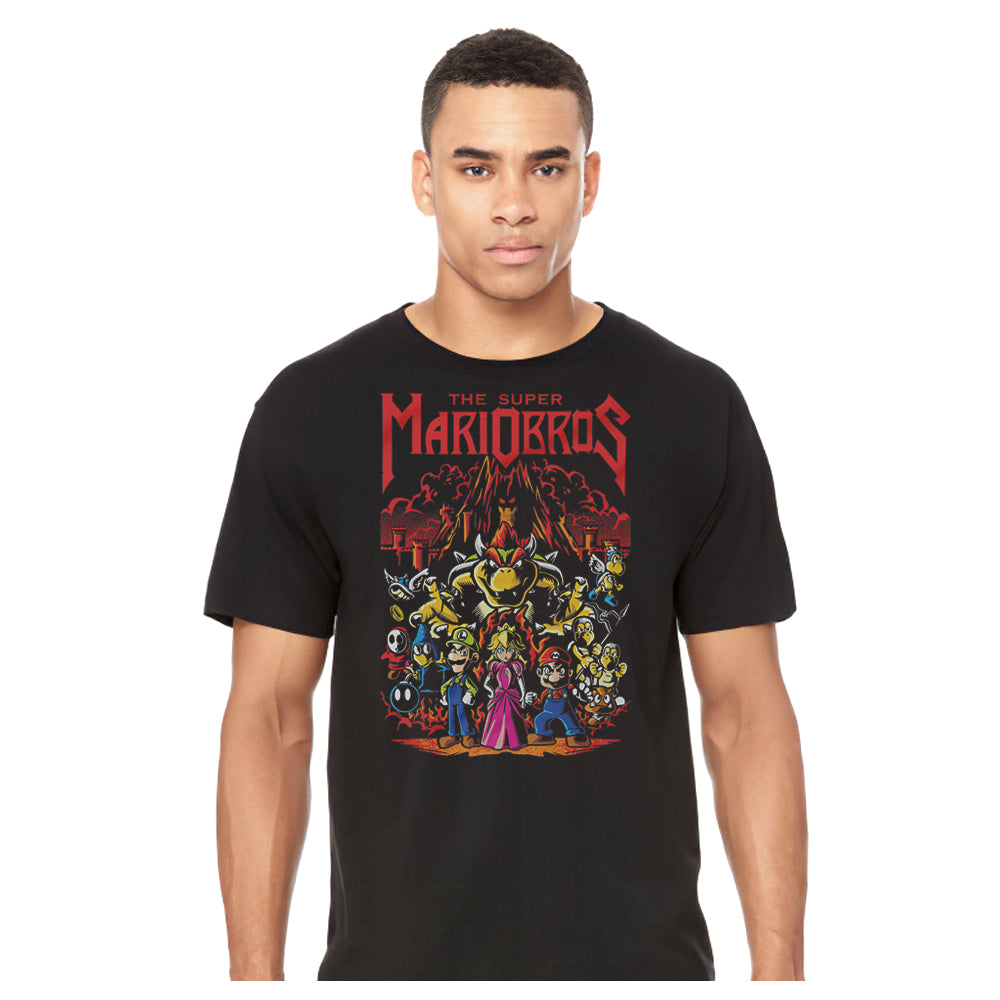Mario Bros - Metal Bowser - Polera