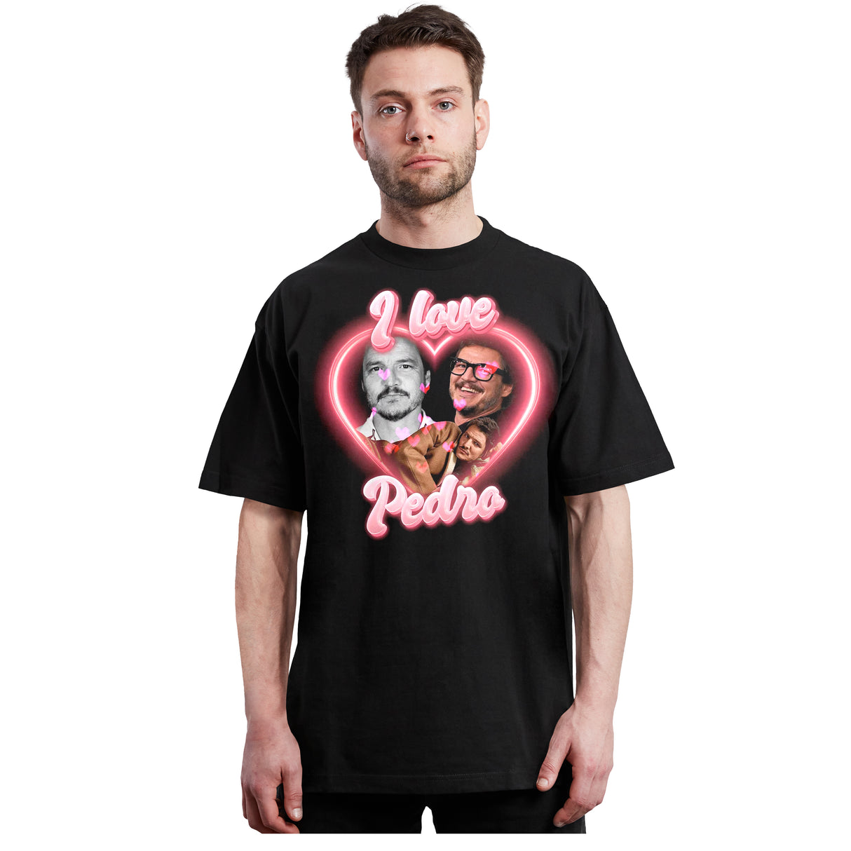 Pedro Pascal - Corazon Collage - Polera
