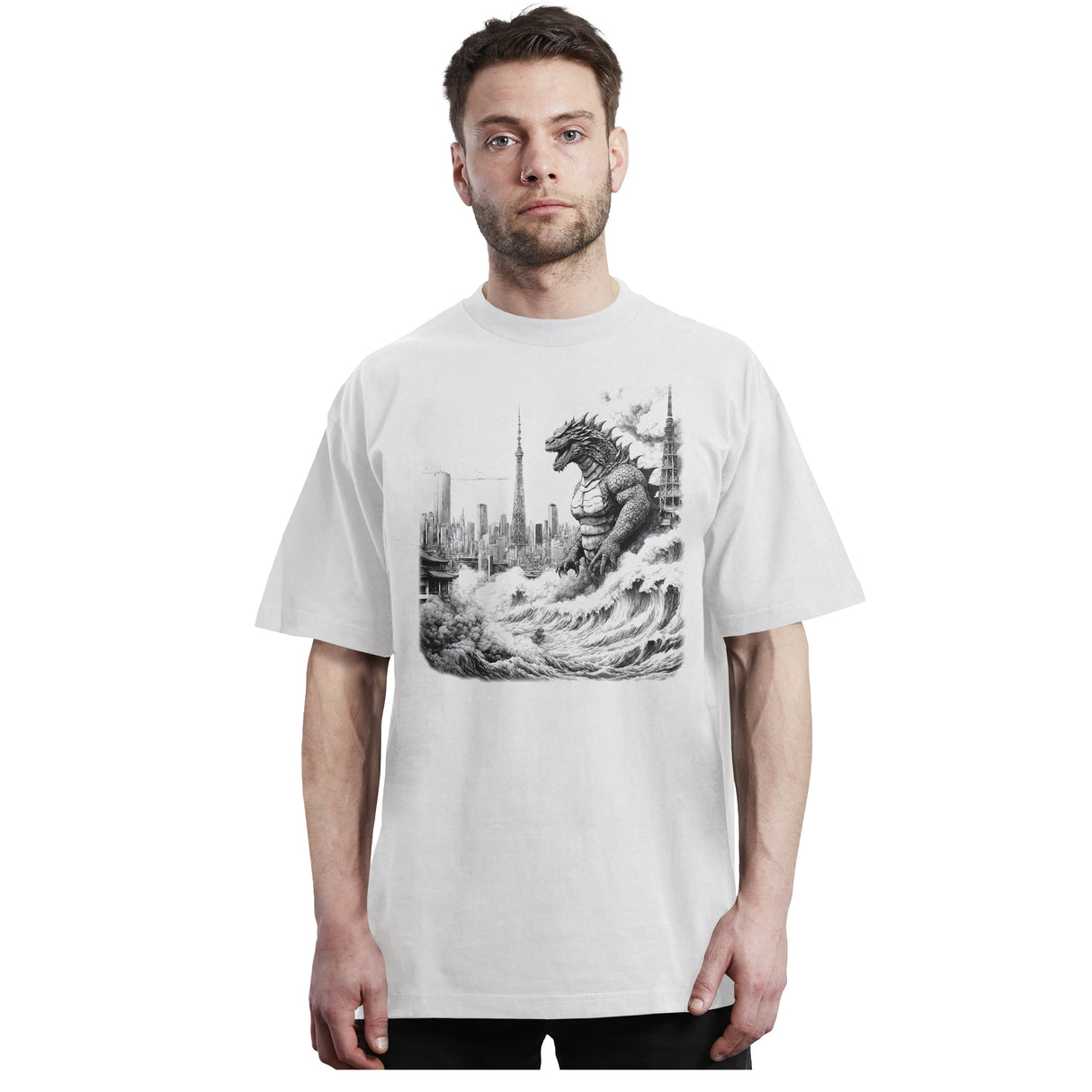 Godzilla - Art - Polera