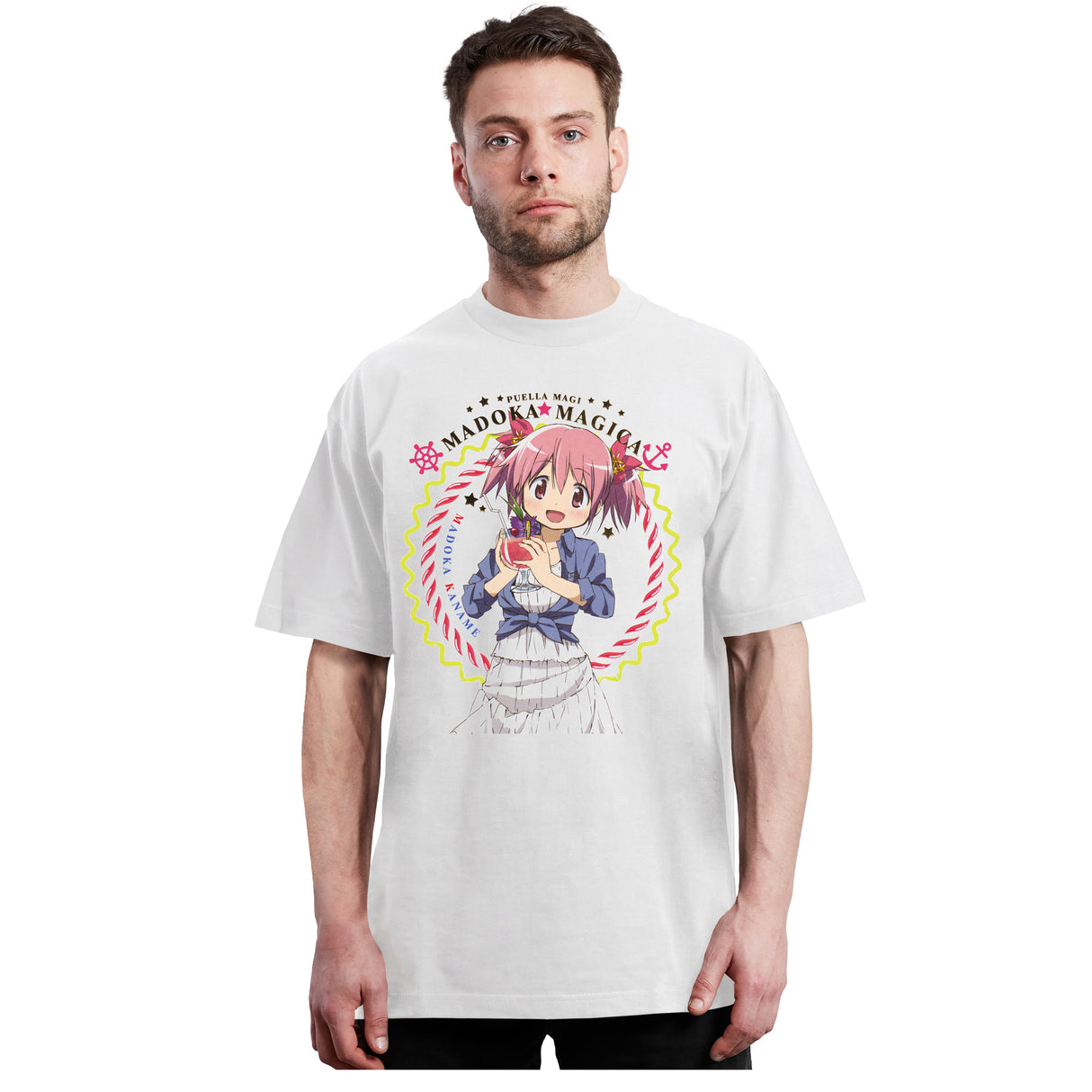 Madoka Magica - Madoka con Bebida - Polera