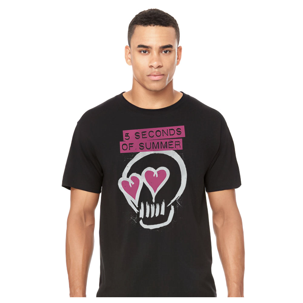 5 Seconds Of Summer - Skull Logo - Polera