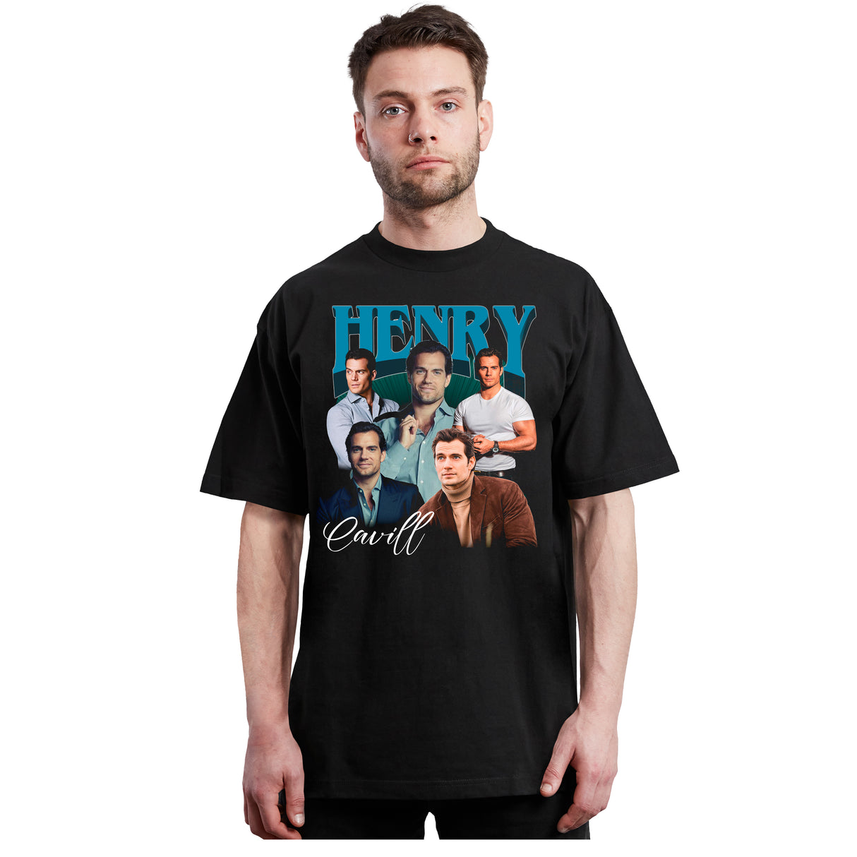 Henry Cavil - Actor Collage - Polera