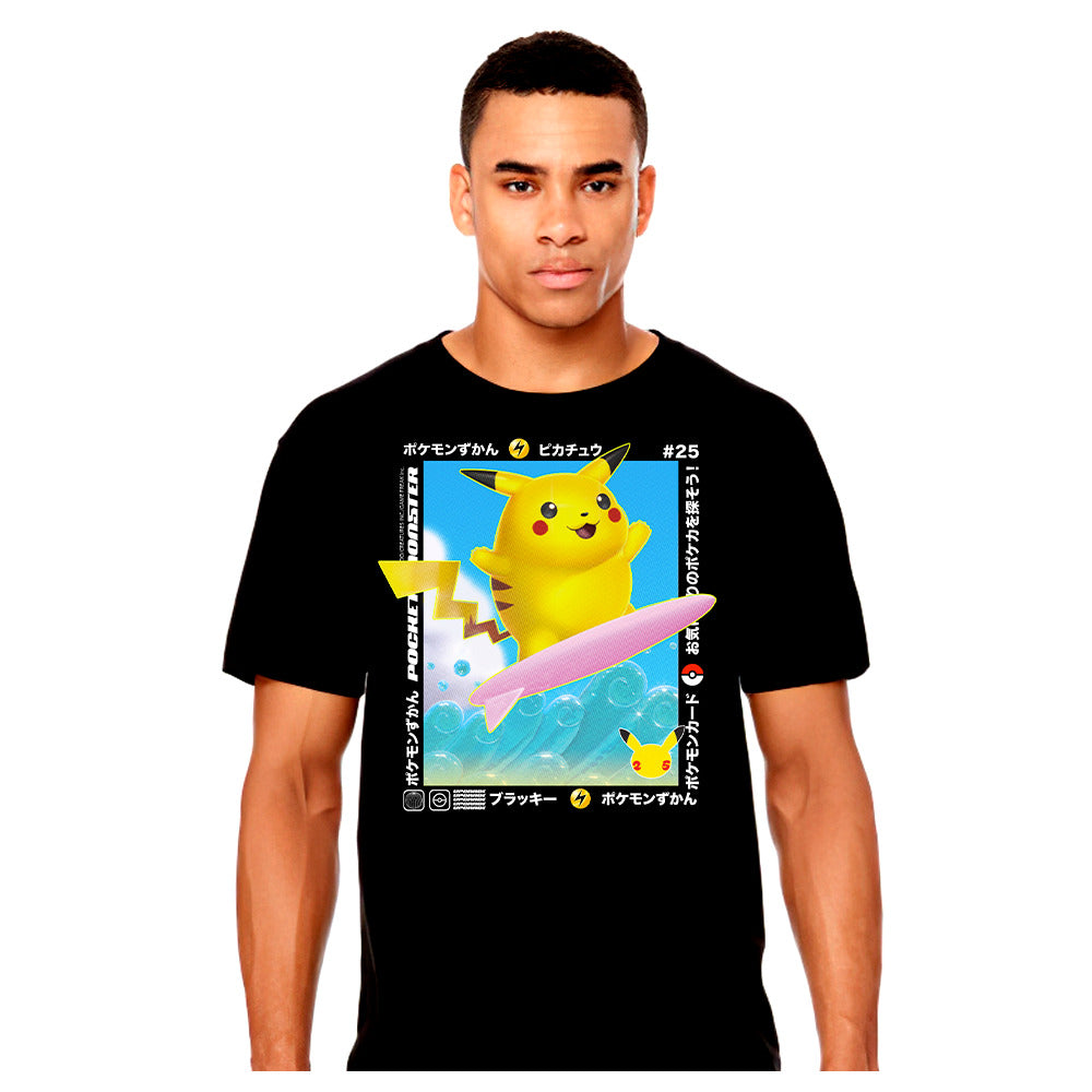 Pokemon - Pikachu Surf 2 - Polera